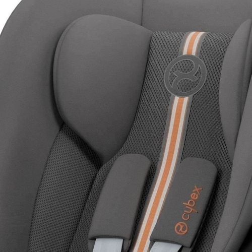Coque Auto Bébé Cloud G Cybex I-size - Inclinable - Tissu Respirant - Homologation Avion - Lava Grey