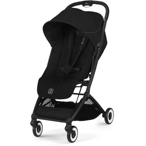 Poussette Ultra Compacte Et Confortable - Orfeo - 4 Roues - Magic Black