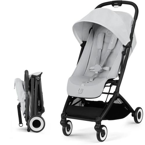 Poussette Ultra Compacte Et Confortable - Orfeo - 4 Roues - Fog Grey