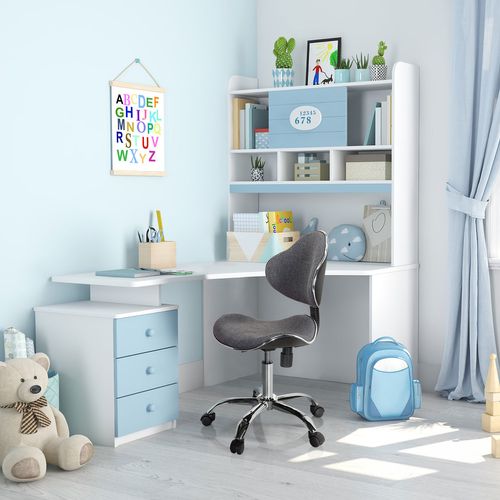 Chaise Pivotante Pour Des Enfants Kiddy Gti-3 Tissu Gris