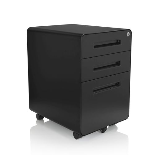 Caisson Sur Roulettes Color Plus I Acier Noir