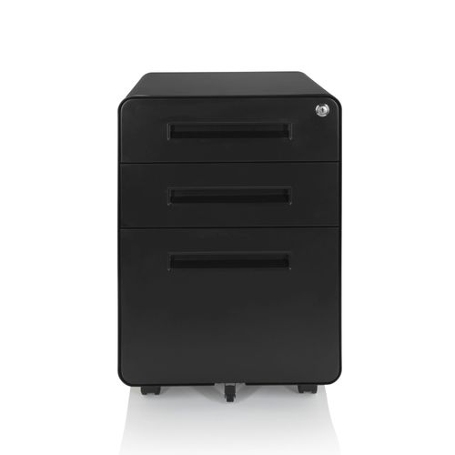 Caisson Sur Roulettes Color Plus I Acier Noir