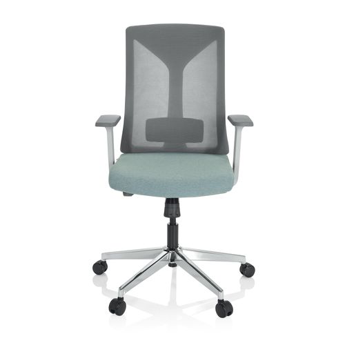 Fauteuil De Bureau Halifax Tissu / Tissu Maille Menthe Accoudoirs Compris