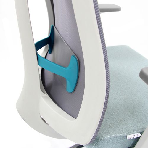 Fauteuil De Bureau Halifax Tissu / Tissu Maille Menthe Accoudoirs Compris