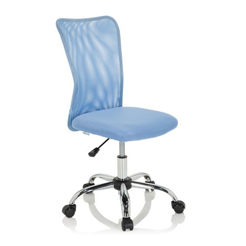 Chaise Pivotante Pour Des Enfants Kiddy Net I Tissu Maille Bleu Sans Accoudoirs