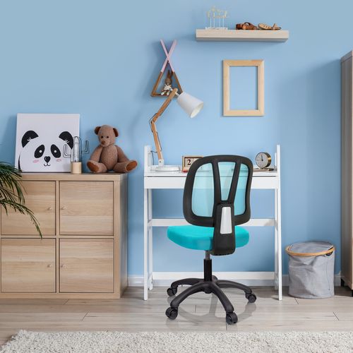 Chaise Pivotante Pour Des Enfants Kid Yu 200 Tissu Maille Turquoise