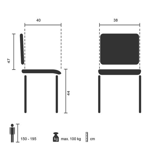 Chaise Pliante Esto Similicuir