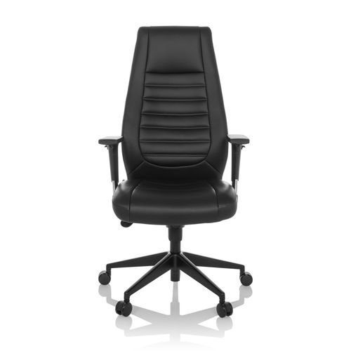 Fauteuil De Bureau Vitoro B Simili Noir Avec Accoudoirs (réglables En Hauteur)