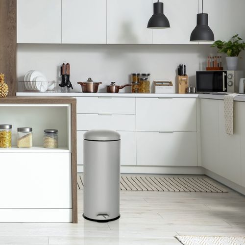 Poubelle Clean Viii Fer Gris