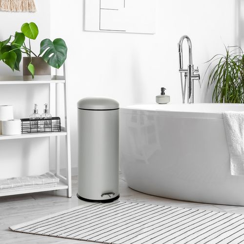 Poubelle Clean Viii Fer Gris