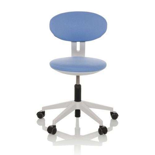 Chaise Pivotante Pour Des Enfants Minimovo Tissu Bleu Sans Accoudoirs