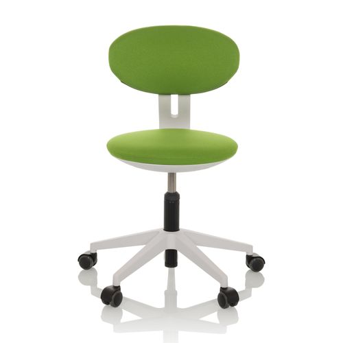 Chaise Pivotante Pour Des Enfants Minimovo Tissu Vert Sans Accoudoirs