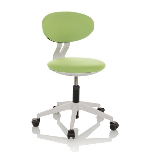 Chaise Pivotante Pour Des Enfants Minimovo Tissu Vert Sans Accoudoirs