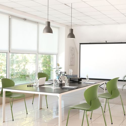 Chaise à Quatre Pieds T36 Vi Plastique Vert