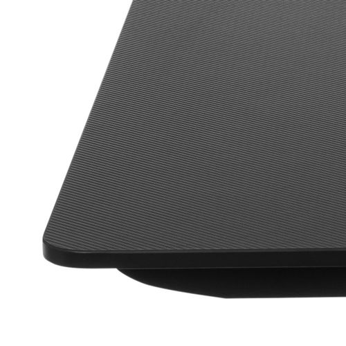 Bureau Stand Carbon Panneau Mdf, Cadre En Acier Noir