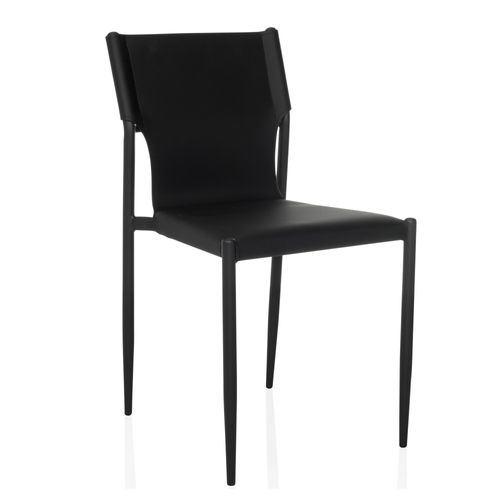 Chaise Ellon V Simili Noir