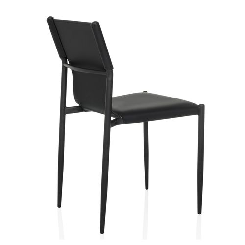 Chaise Ellon V Simili Noir