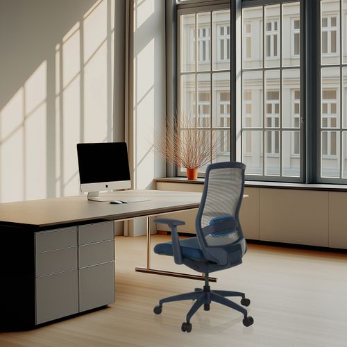 Fauteuil De Bureau Couleur Tissu/tissu Maille Accoudoirs Fournis (réglables En Hauteur)