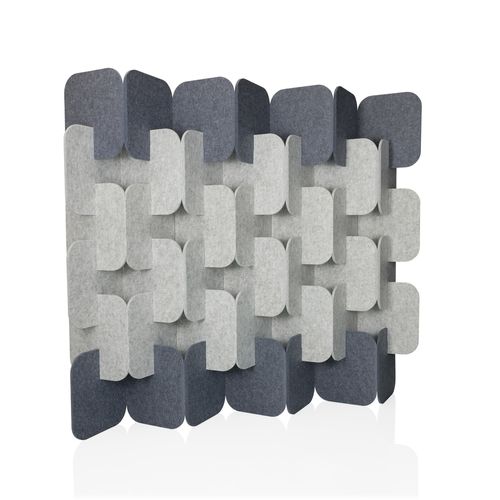 Cloison De Séparation Flexmiut Plug Tissu Gris/gris Clair