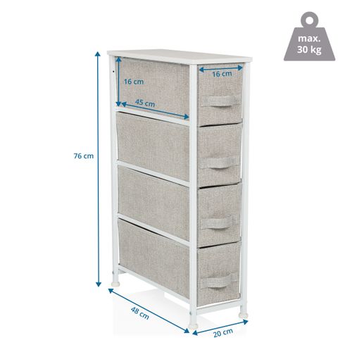 Meuble De Rangement Foldress S Panneau Mdf, Revêtement Mélaminé