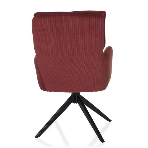 Chaise Rembourrée Tarugo Tissu Accoudoirs Compris