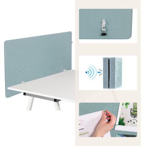 Cloison De Table Flexmiut D1 Aluminium Bleu