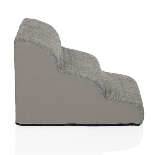 Escabeau Pour Animaux De Compagnie Pawy Step 3 Tissu Gris