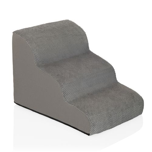 Escabeau Pour Animaux De Compagnie Pawy Step 3 Tissu Gris
