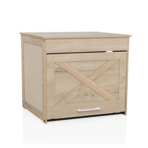 Maison Pour Chat Kitty Pawbox 1 Mdf, Laminé Chêne