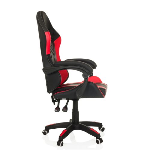 Fauteuil Gamer Gamebreaker W02 Simili Noir/rouge Accoudoirs Fournis, Surface Toucher Doux