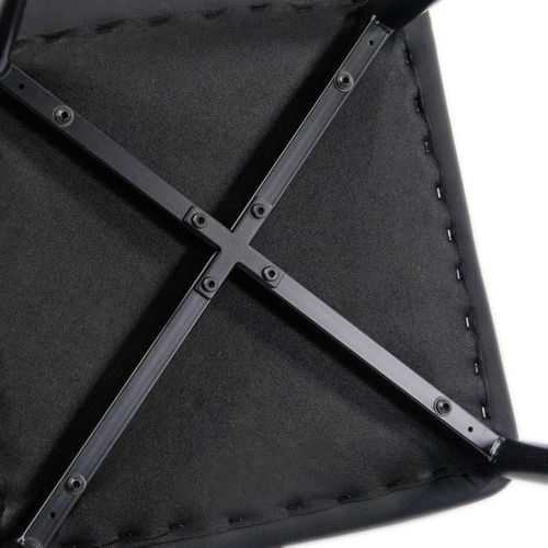 Chaise De Salle à Manger Viseto Simili Noir