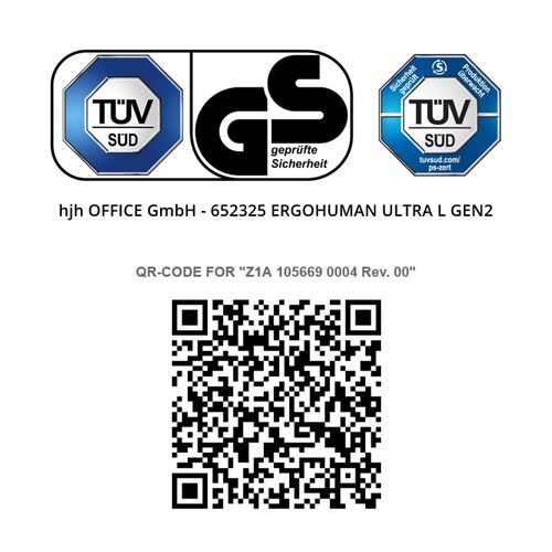 Fauteuil De Bureau Ergohuman Ultra L Gen2 Cuir Bordeaux Avec Accoudoirs (réglables En Hauteur)