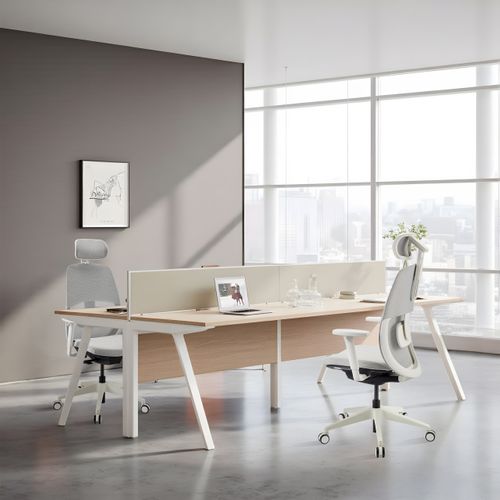 Fauteuil De Bureau Skandis Pro Tissu / Tissu Maille Gris Accoudoirs Fournis (réglables En Hauteur)