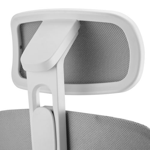 Fauteuil De Bureau Skandis Pro Tissu / Tissu Maille Gris Accoudoirs Fournis (réglables En Hauteur)