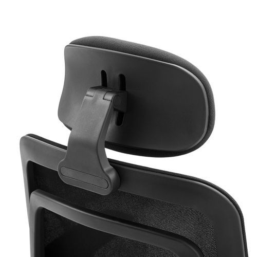 Fauteuil De Bureau Vivadapt Tissu / Tissu Maille Noir Avec Accoudoirs (réglables En Hauteur)