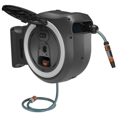 Dévidoir Mural - Powerroll P4a - XL - Blanc - 18 V - Longueur 35 M - Tuyau 13 Mm