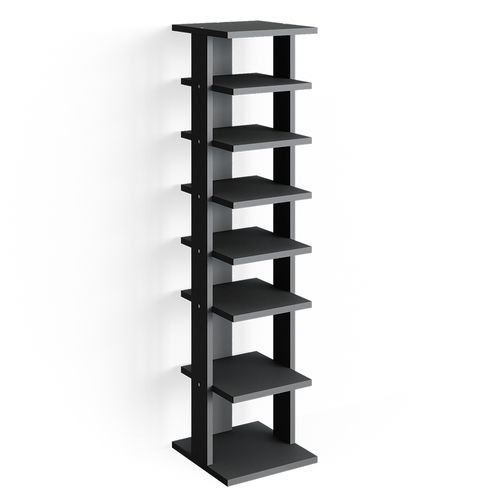 Armoire à Chaussures Sara 36794 Anthracite 26.7x110cm