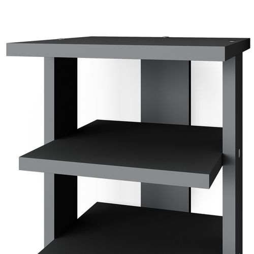 Armoire à Chaussures Sara 36794 Anthracite 26.7x110cm