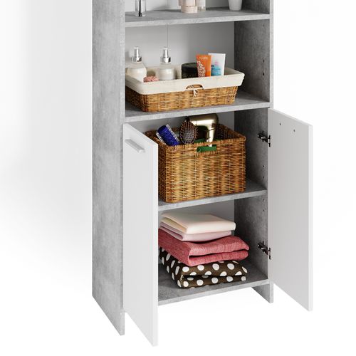 Colonne De Salle De Bain Maris, Béton, 56.1x190cm