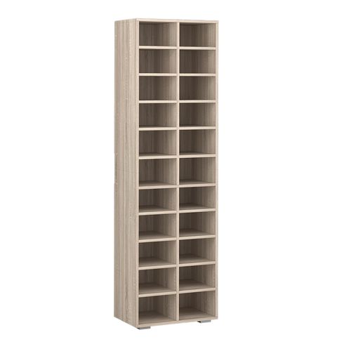 Armoire à Chaussures Paris, Sonoma, 52.4x183.3cm 22 Compartiments