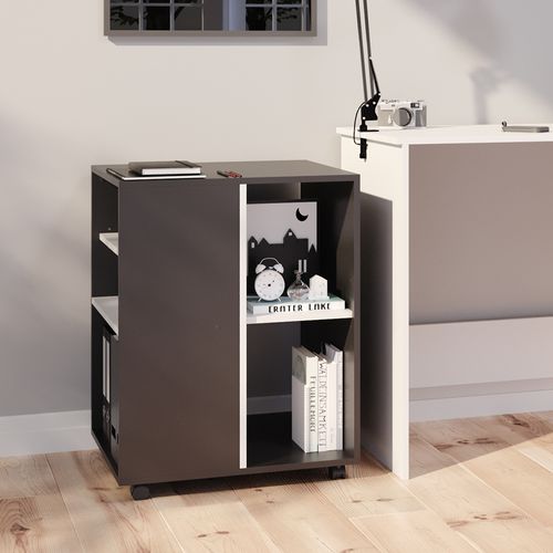 Caisson Roulant , Anthracite, 59.4x52.6cm