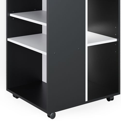 Caisson Roulant , Anthracite, 59.4x52.6cm