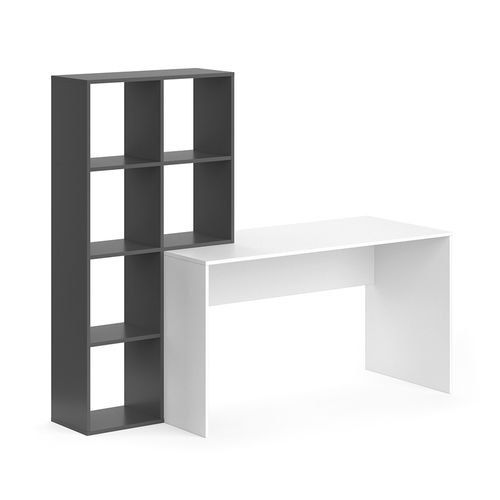 Bureau Mara 36769 Blanc/anthracite 166.8x59cm