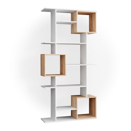 Meuble De Rangement Cube Cube 36772 Blanc/sonoma 92x187.7cm
