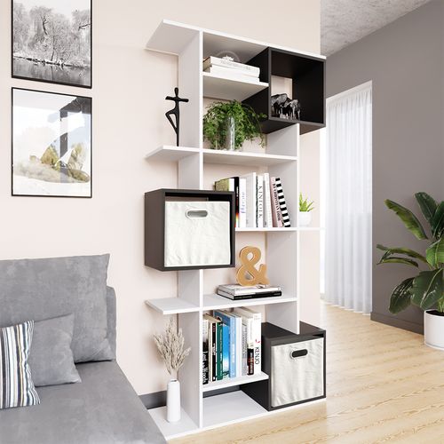 Meuble De Rangement Cube Cube 36773 Blanc/anthracite 92x187.7cm