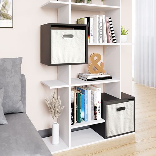 Meuble De Rangement Cube Cube 36773 Blanc/anthracite 92x187.7cm
