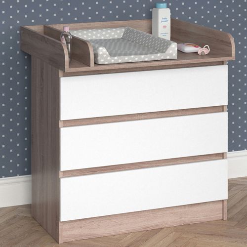 Commode à Langer Emma 36732 Sonoma/blanc 80x87cm