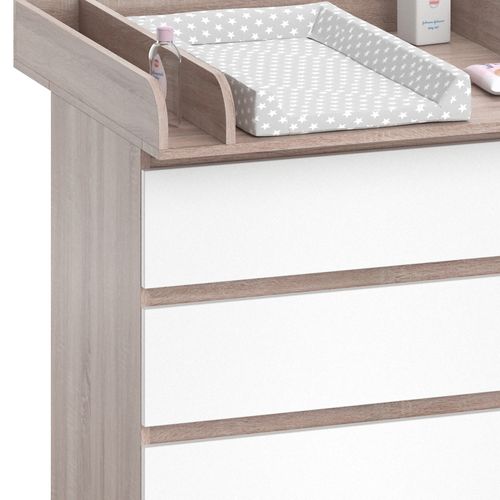 Commode à Langer Emma 36732 Sonoma/blanc 80x87cm