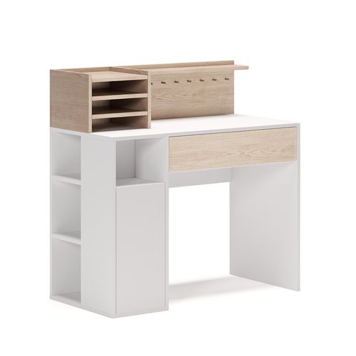 Bureau  36756 Blanc/sonoma 100x50cm