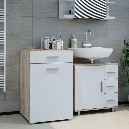 Armoire De Salle De Bain Matteo 36722 Sonoma 50x78.5cm